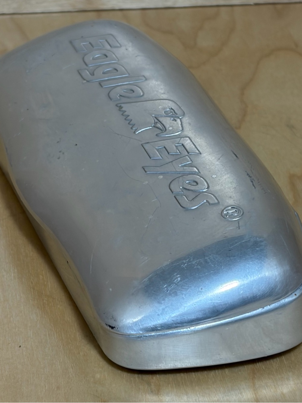 Sunglasses Hard Shell Case – Eagle Eyes Silver Logo Replacement Eyewear Case